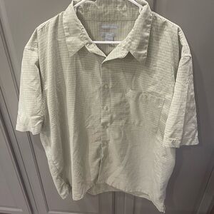 GNW Green Casual Button Down Shirt